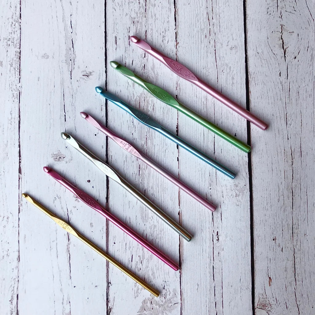 Susan Bates Aluminum Crochet Hooks